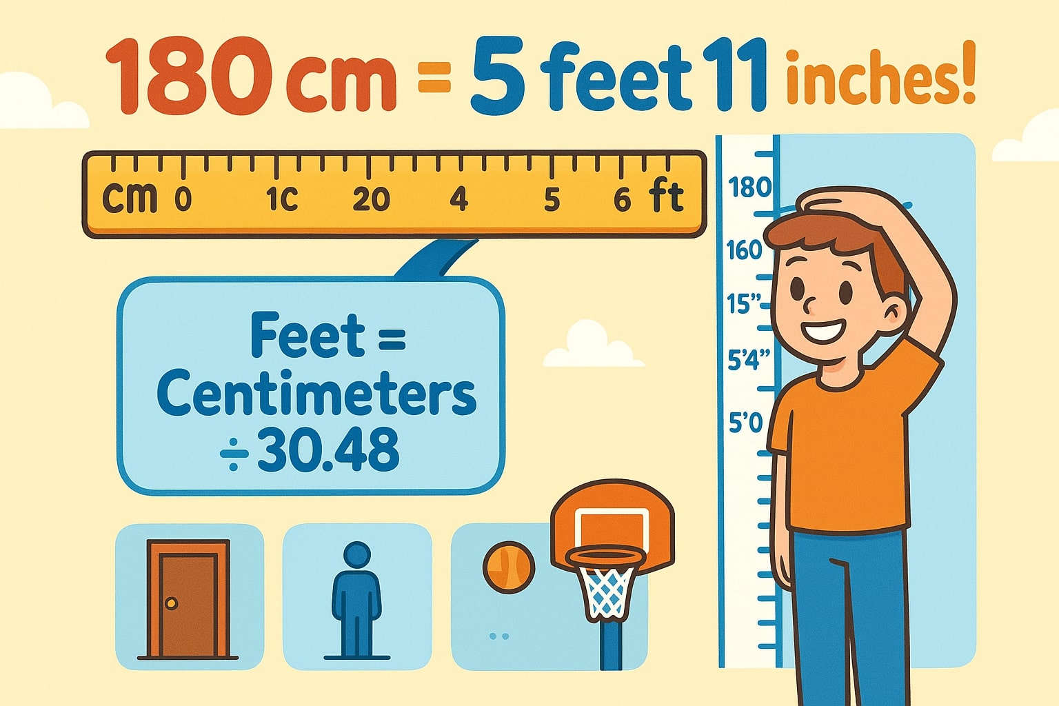 Conversor de Centímetros para Pés 1