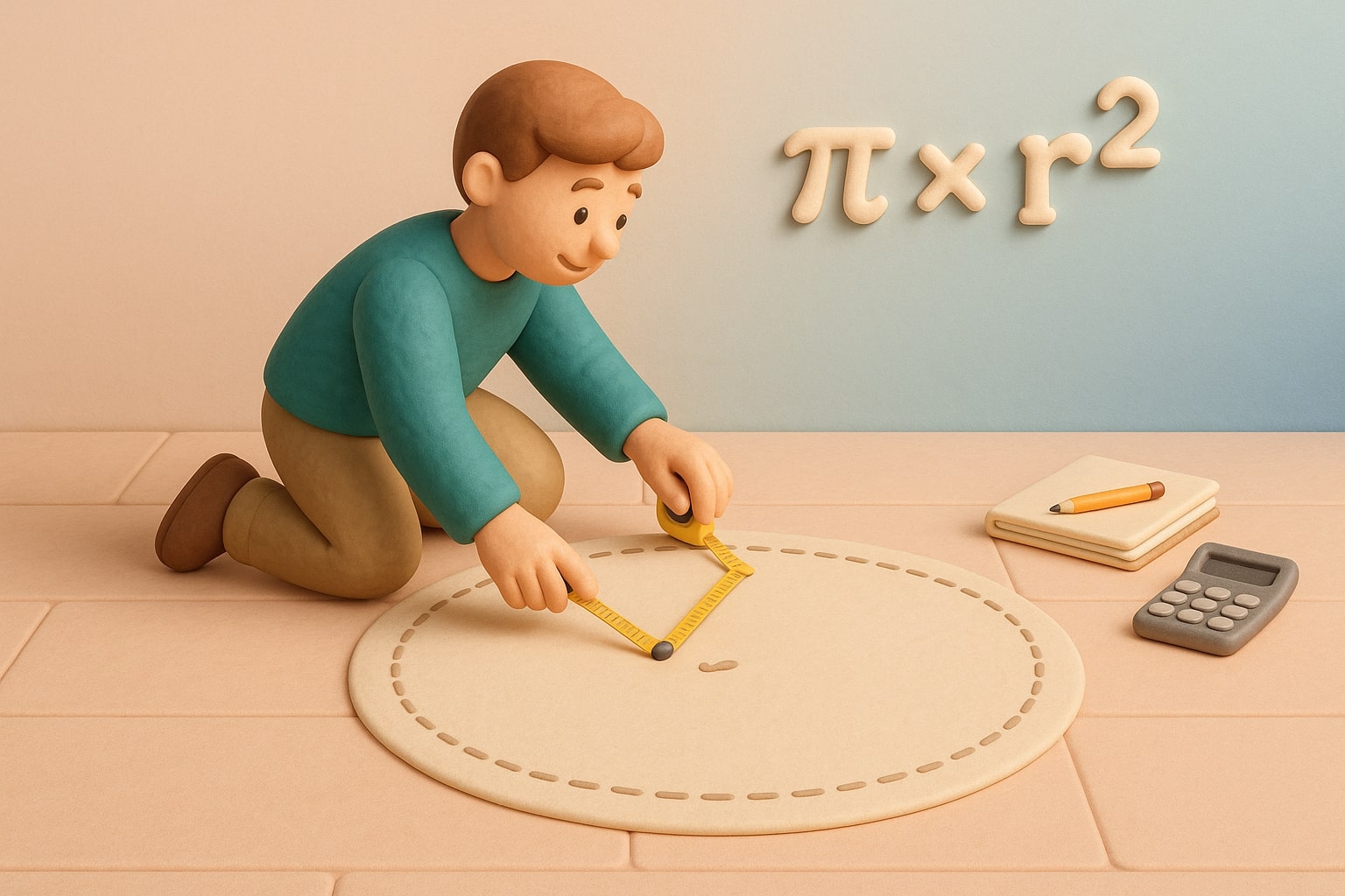 Calculadora de Metros Quadrados de Círculo