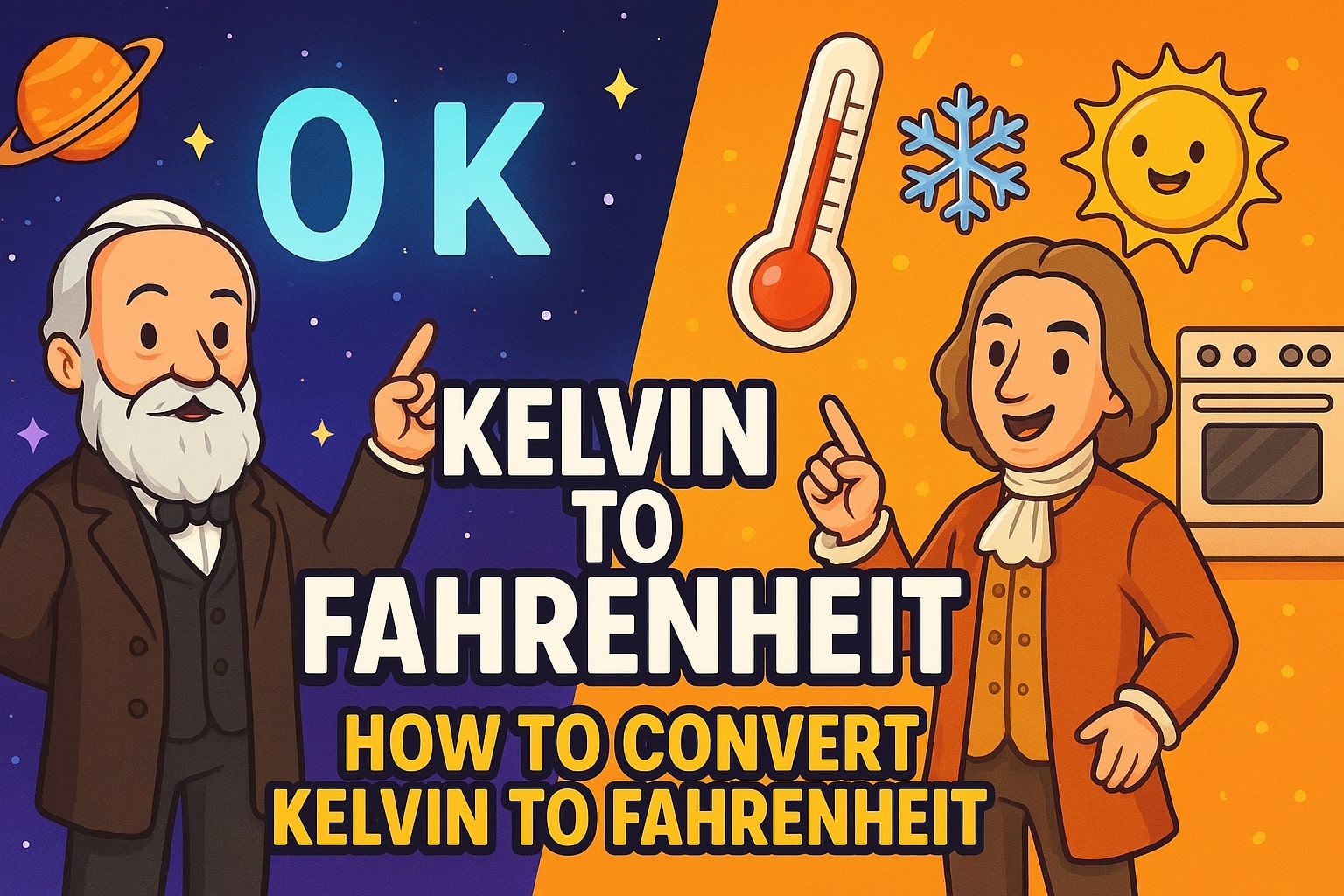 Conversor de Kelvin para Fahrenheit