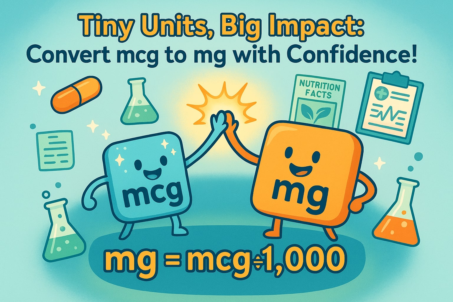 Conversor de Microgramas para Miligramas