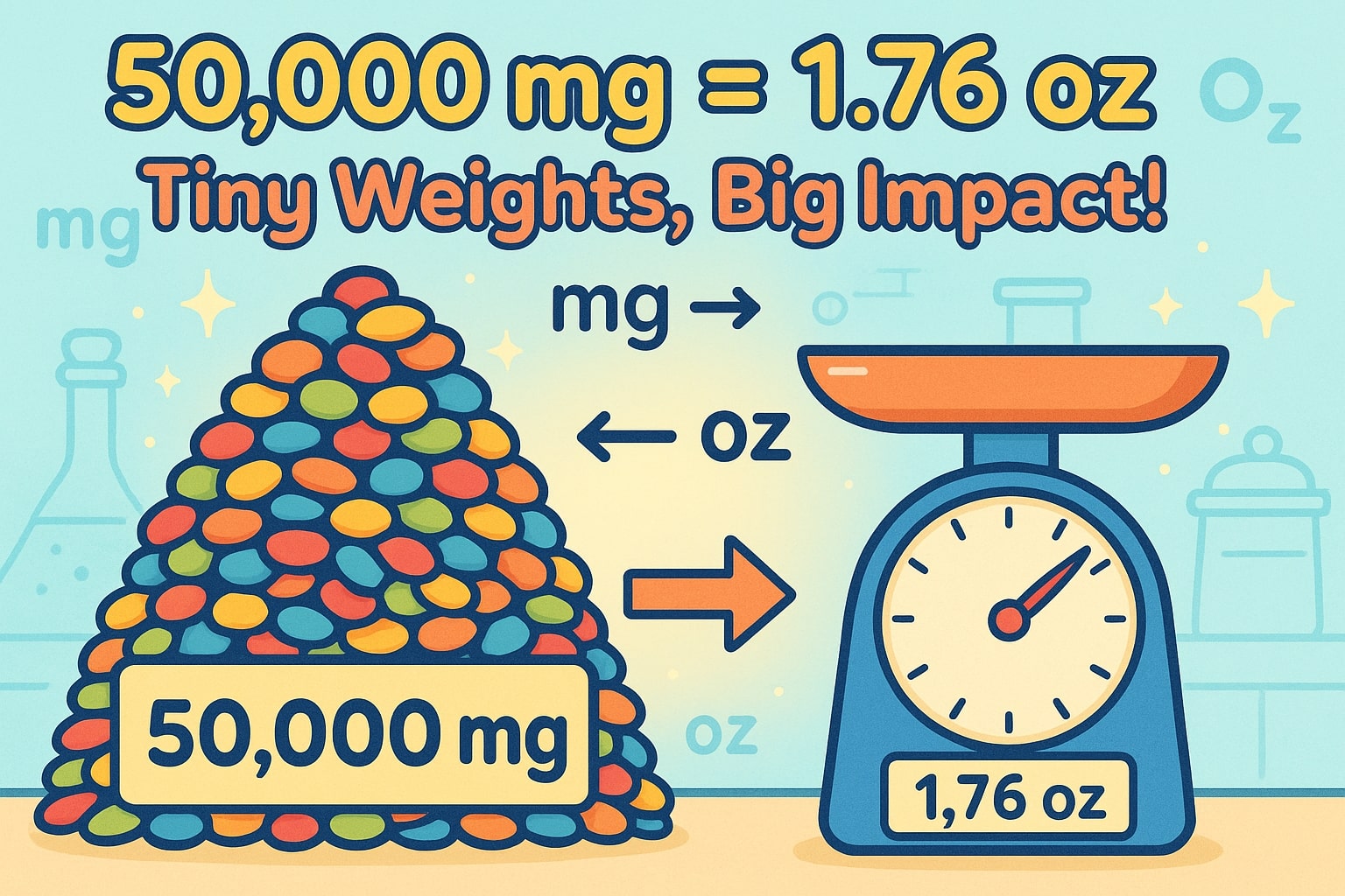 Conversor de Miligramas para Onças