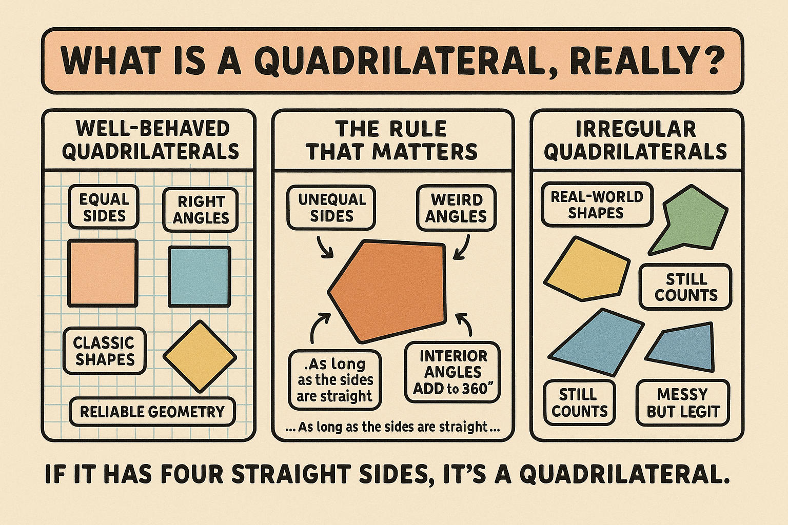 Calculadora de Área de Quadrilátero