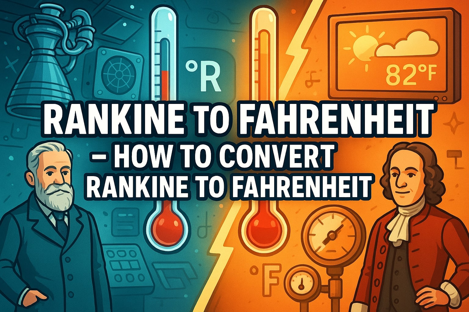 Conversor de Rankine para Fahrenheit