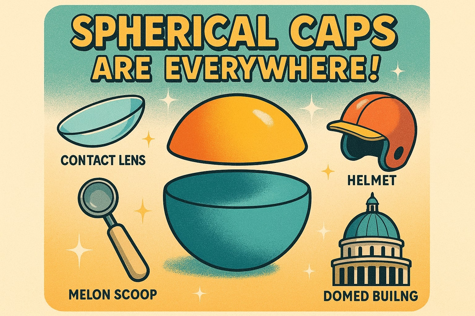 Calculadora de Volume de Calota Esférica 1