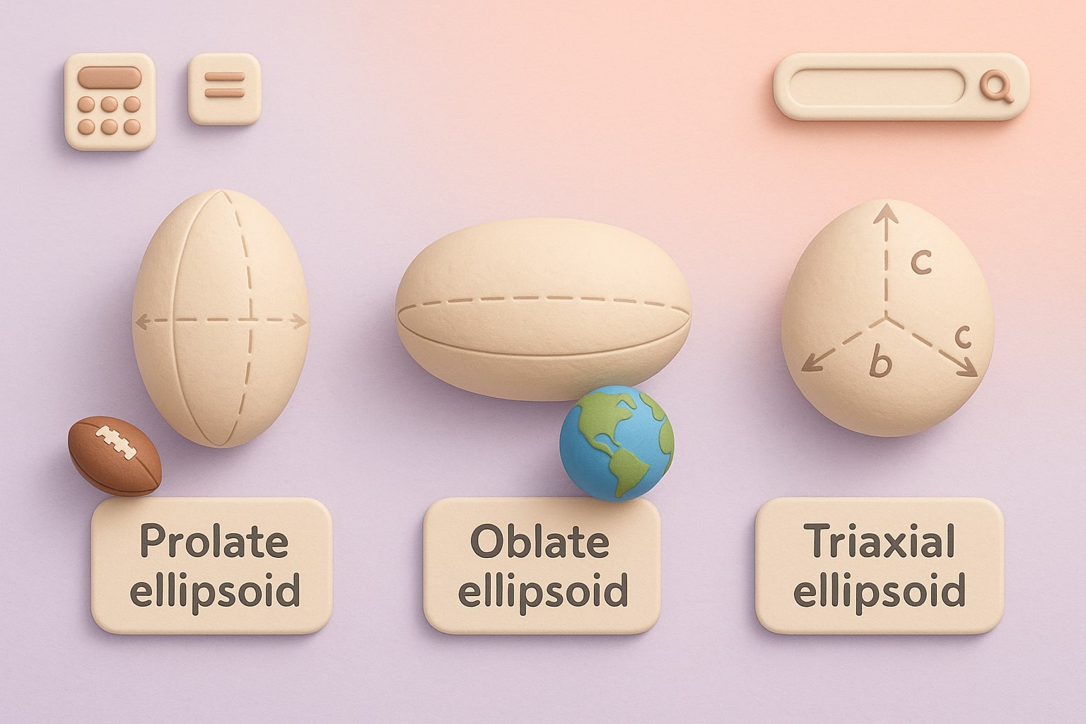 Demonstra como a Calculadora de Área Superficial de Elipsoide funciona com campos de entrada e resultados instantâneos que ajudam os usuários a resolver problemas com facilidade.