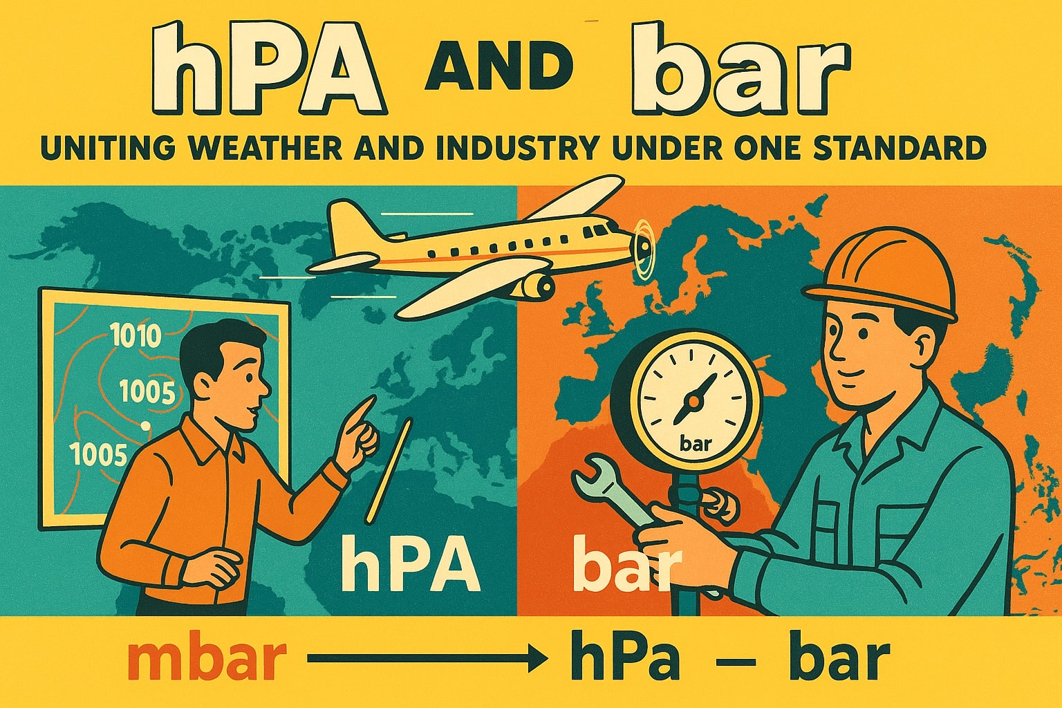 Conversor de Hectopascal para Bar