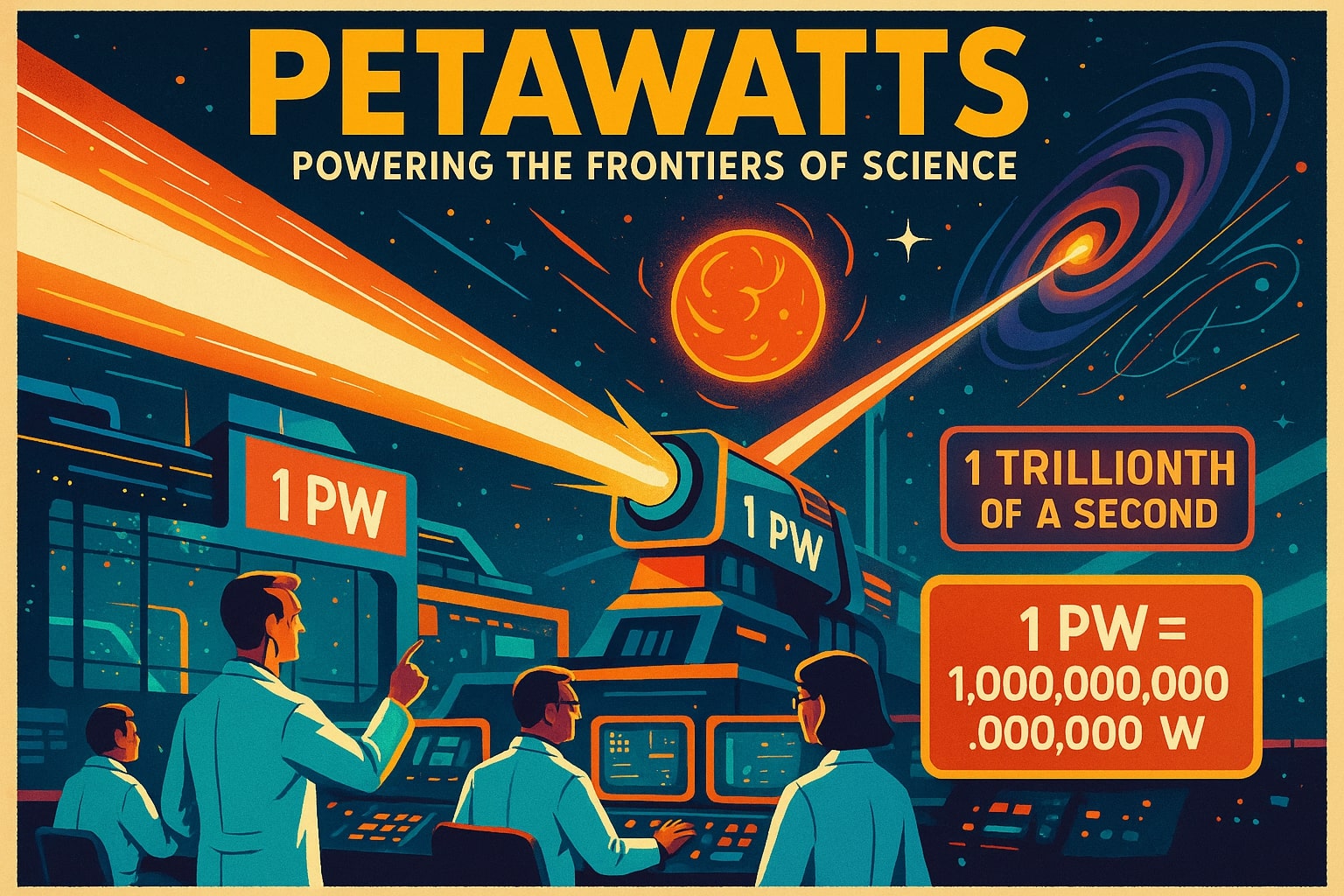 Conversor de Petawatt para Watt