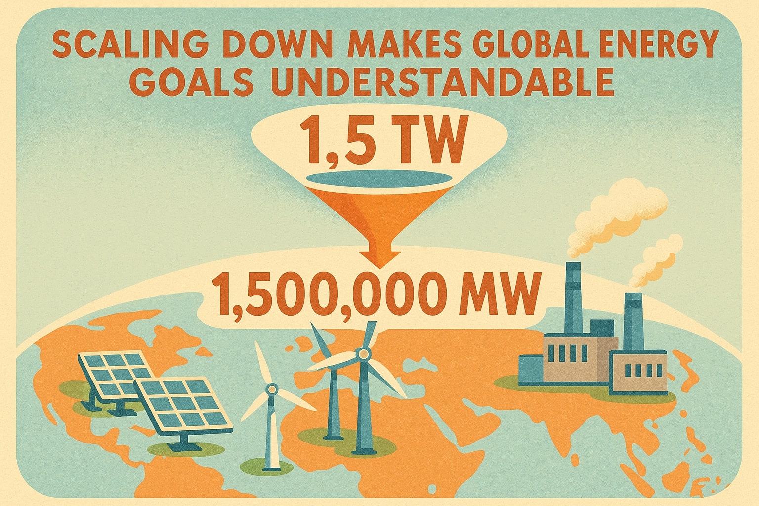 Conversor de Terawatt para Megawatt