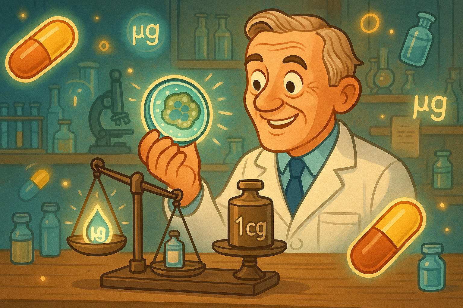 Conversor de Centigramas para Microgramas