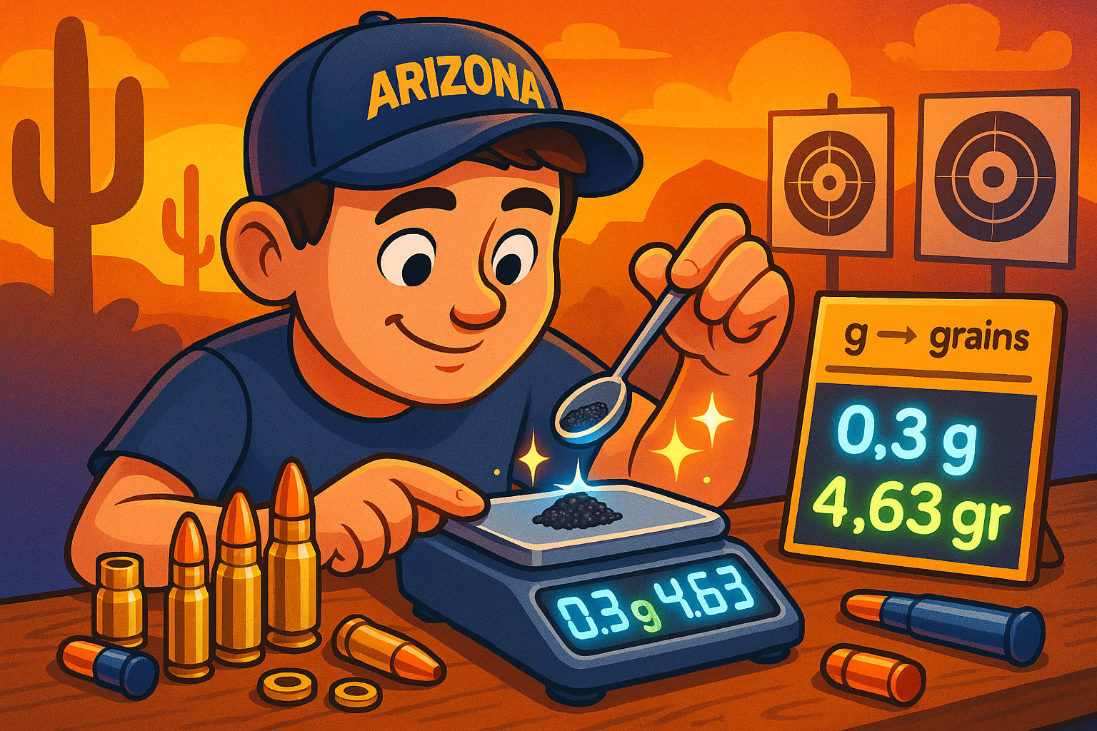 Conversor de Gramas para Grãos