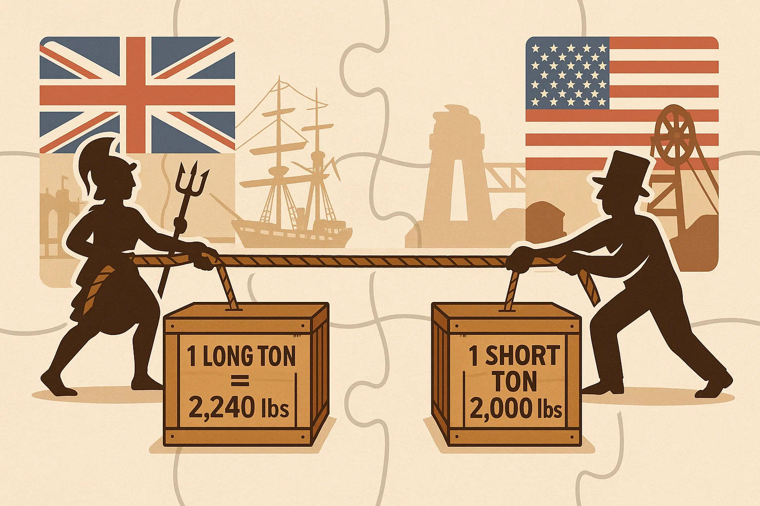 Conversor de Long Tons para Short Tons