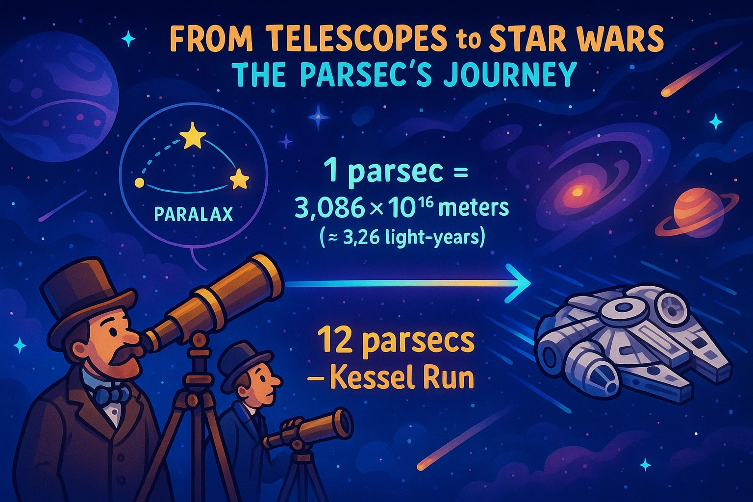 Conversor de metros para parsecs