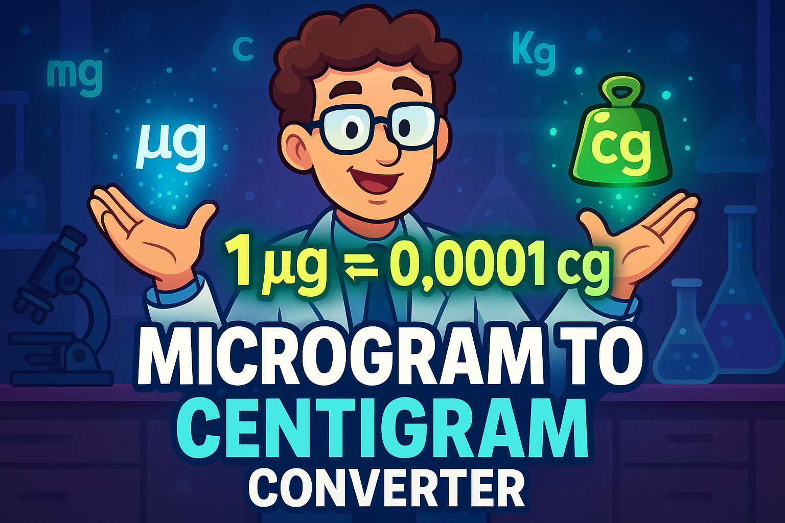 Conversor de Microgramas para Centigramas