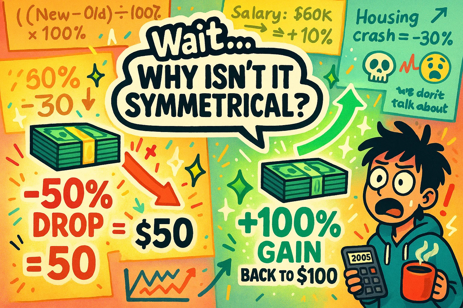 Calculadora de variação percentual