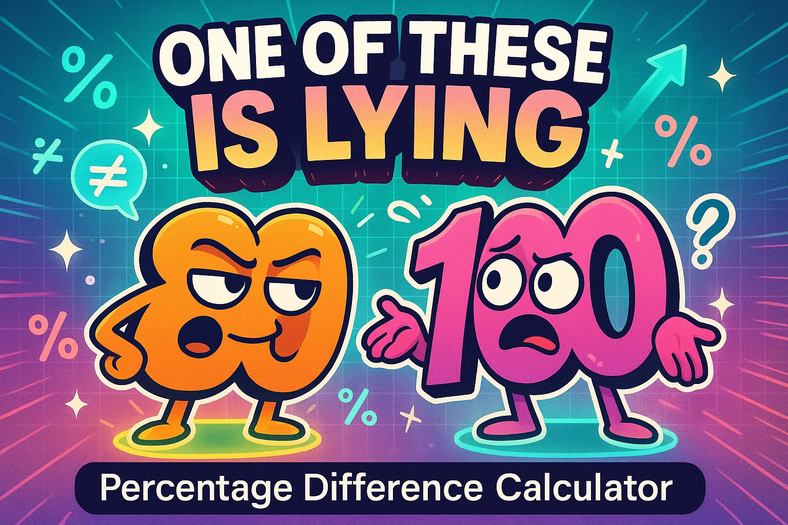 Calculadora de Diferença Percentual