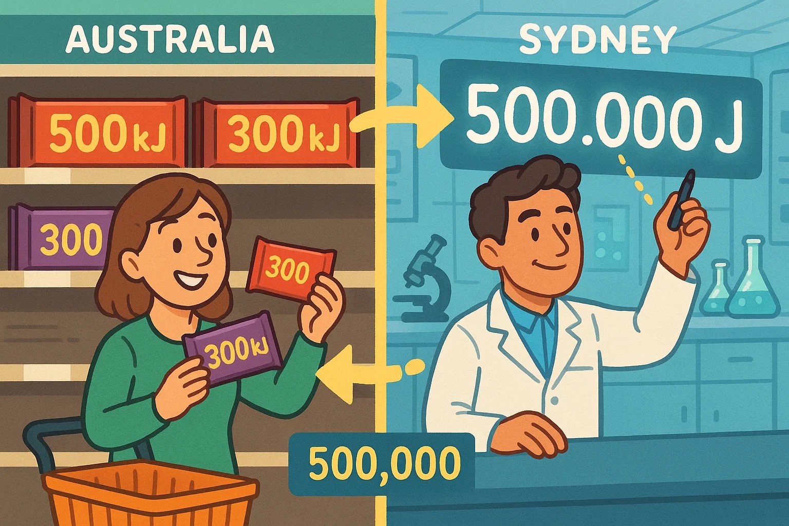 Conversor de Quilojoules para Joules