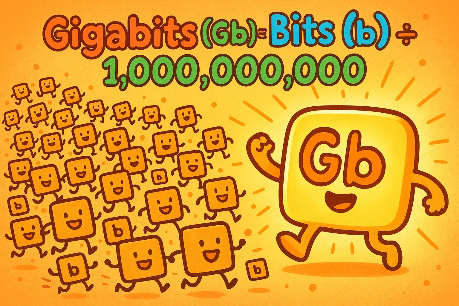 Conversor de Bits para Gigabits