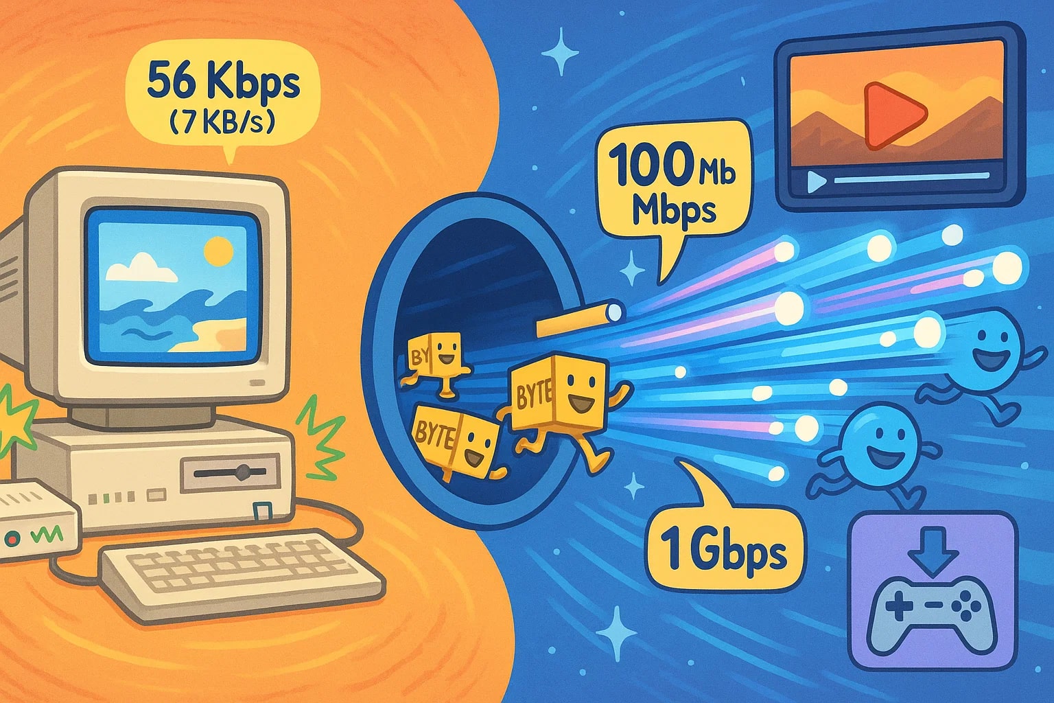 Conversor de Bytes para Megabits