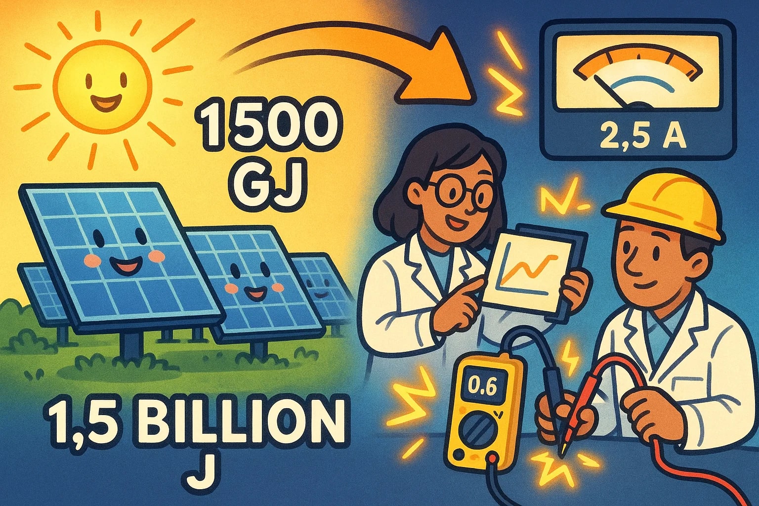 Conversor de Gigajoules para Joules