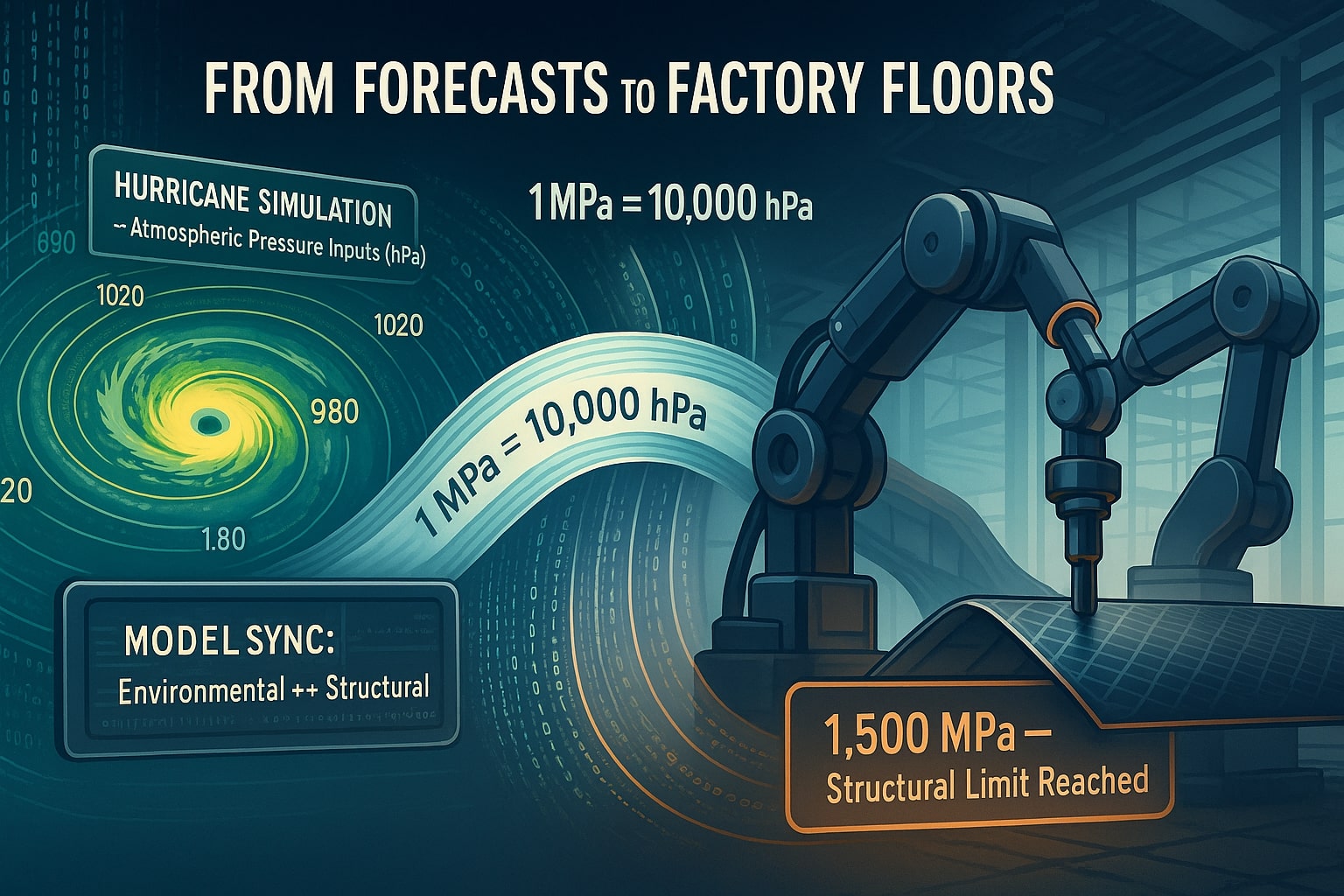 Conversor de Hectopascal para Megapascal