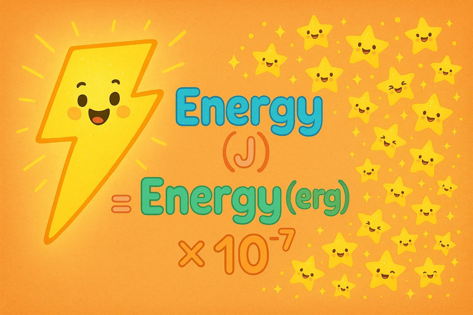 Conversor de Joules para Ergs