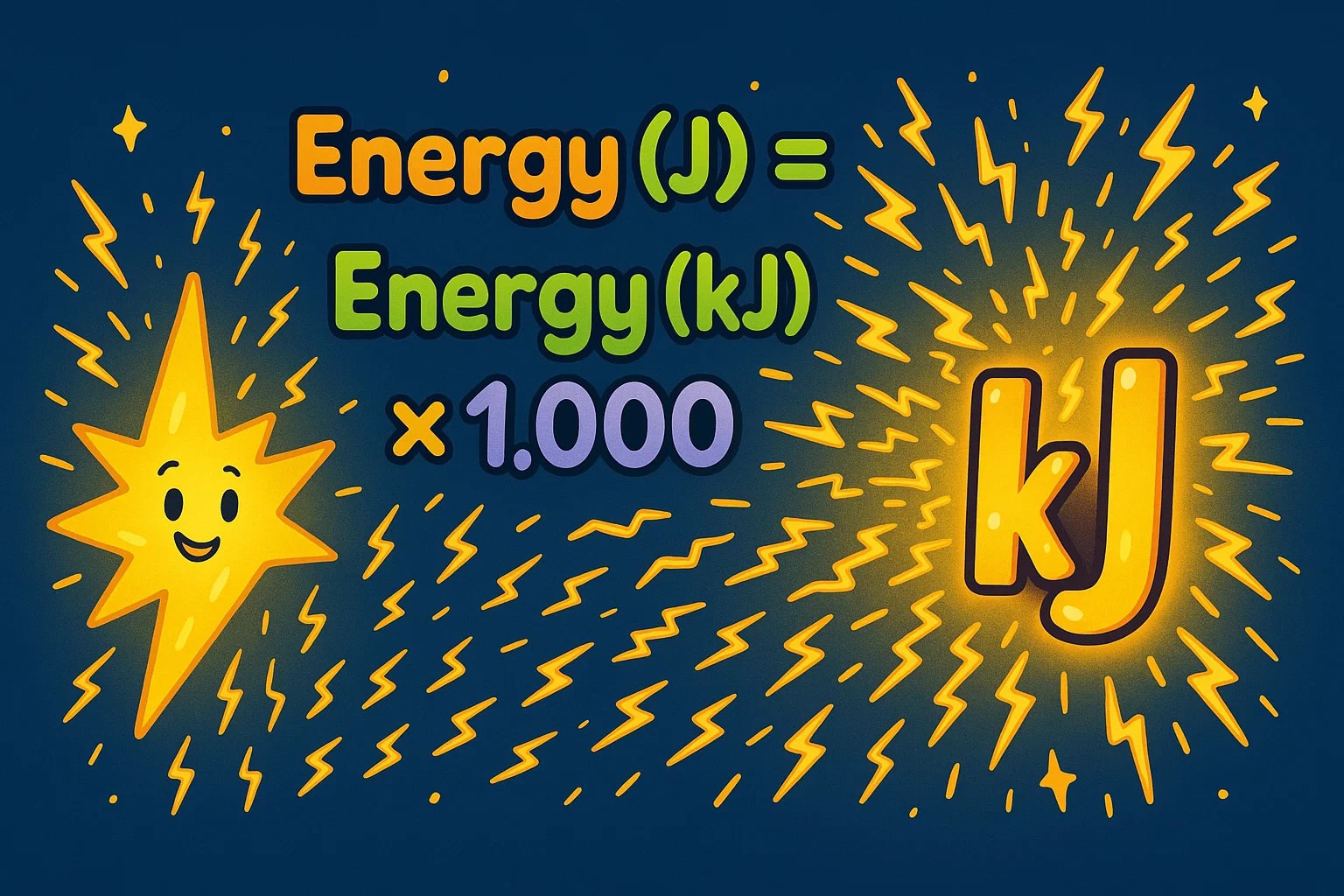 Conversor de Joules para Quilojoules