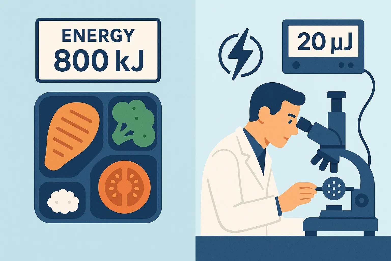 Conversor de Joules para Microjoules