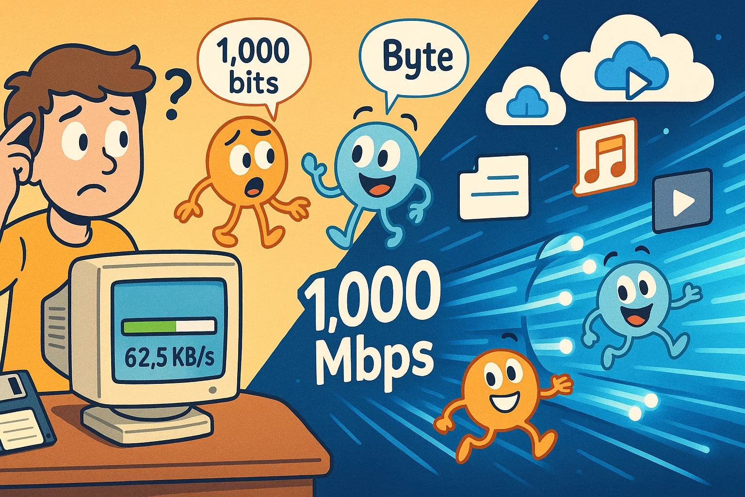 Conversor de Kilobits para Bytes