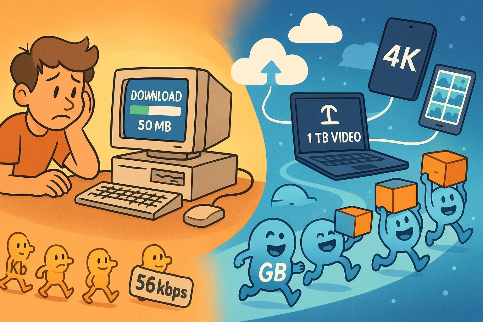 Conversor de Kilobits para Gigabytes