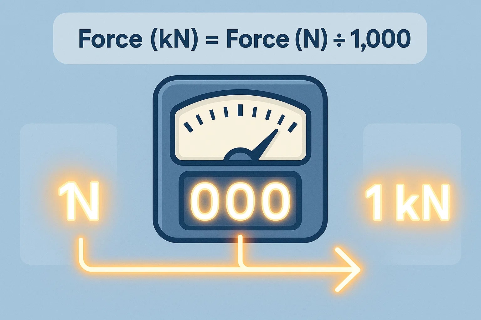 Conversor de Newton para Quilonewton