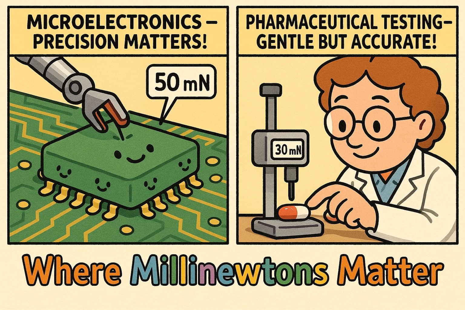 Conversor de Newtons para Millinewtons