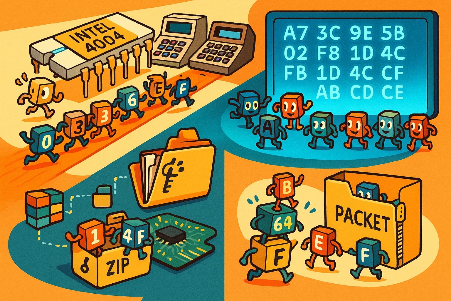 Conversor de Nibbles para Bytes