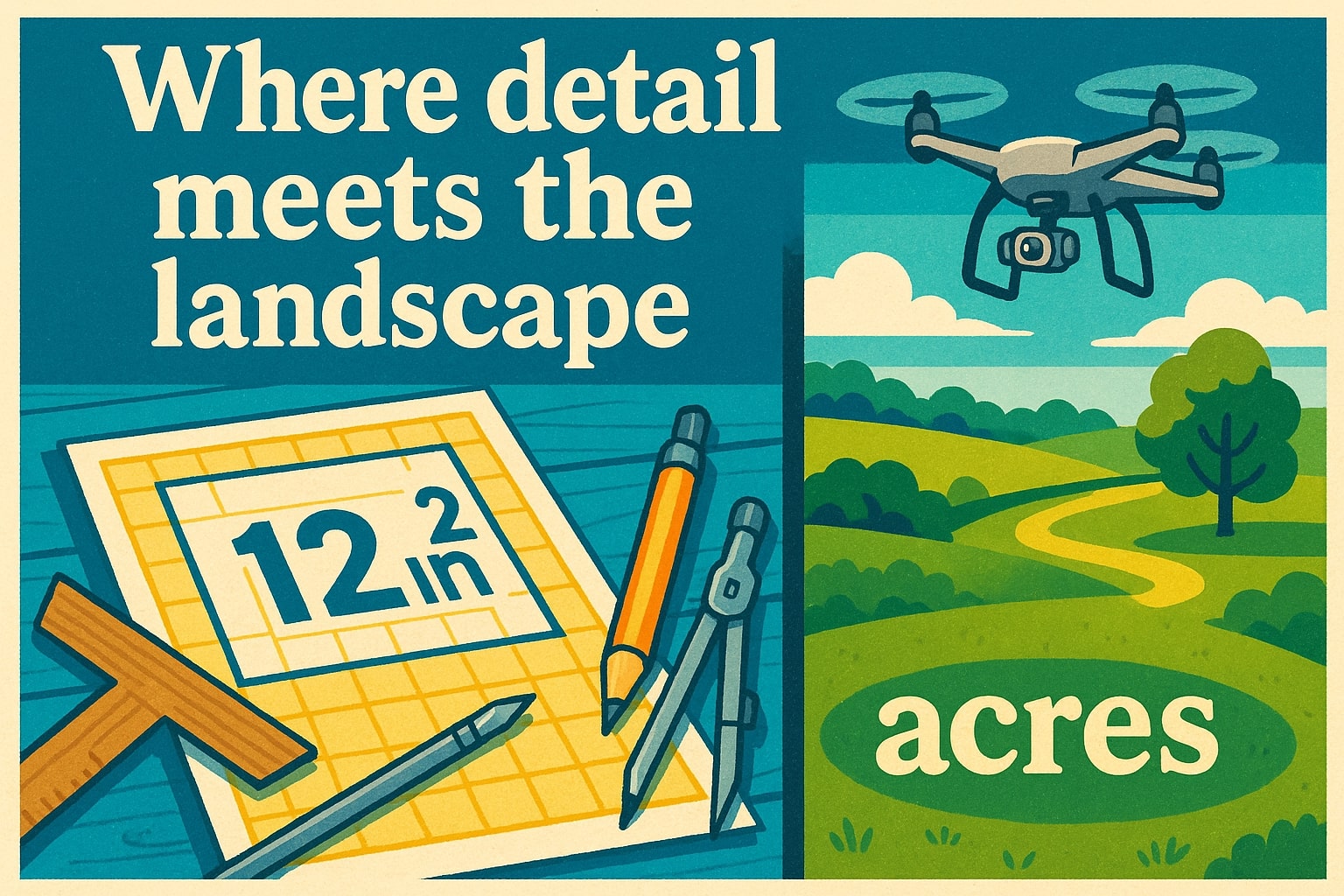 Conversor de Polegadas Quadradas para Acres