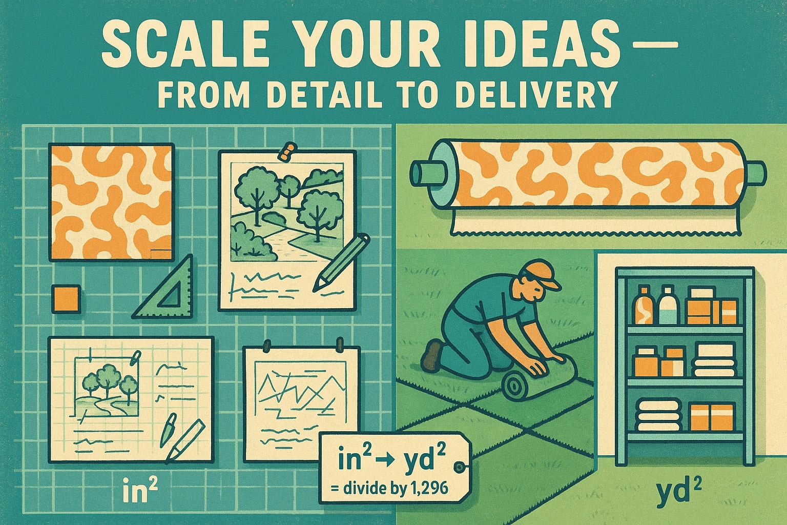 Conversor de Polegadas Quadradas para Jardas Quadradas
