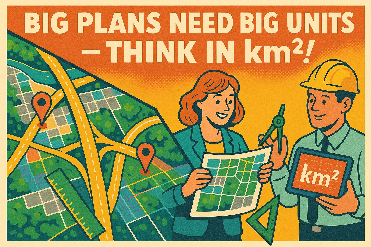 Conversor de Metros Quadrados para Quilômetros Quadrados