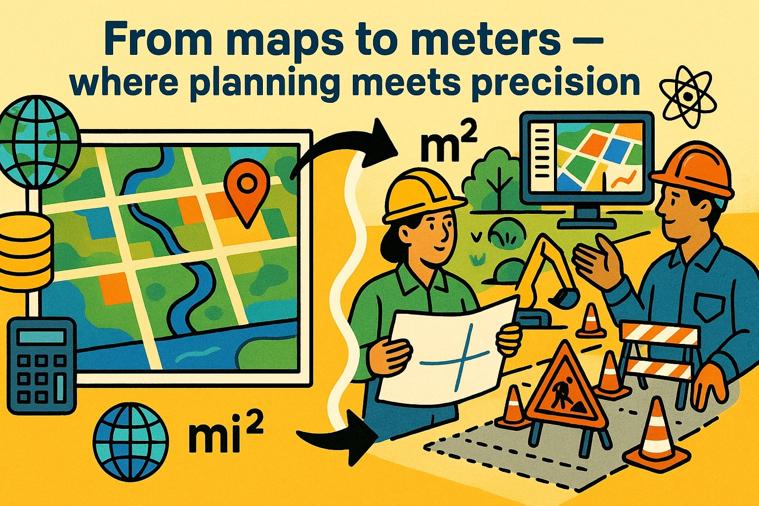Conversor de Milhas Quadradas para Metros Quadrados