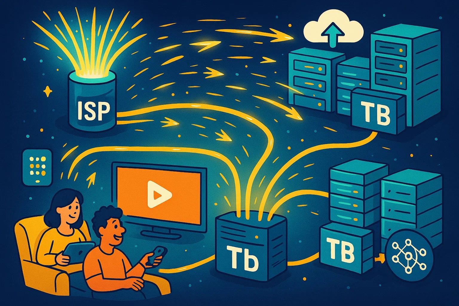 Conversor de Terabits para Terabytes