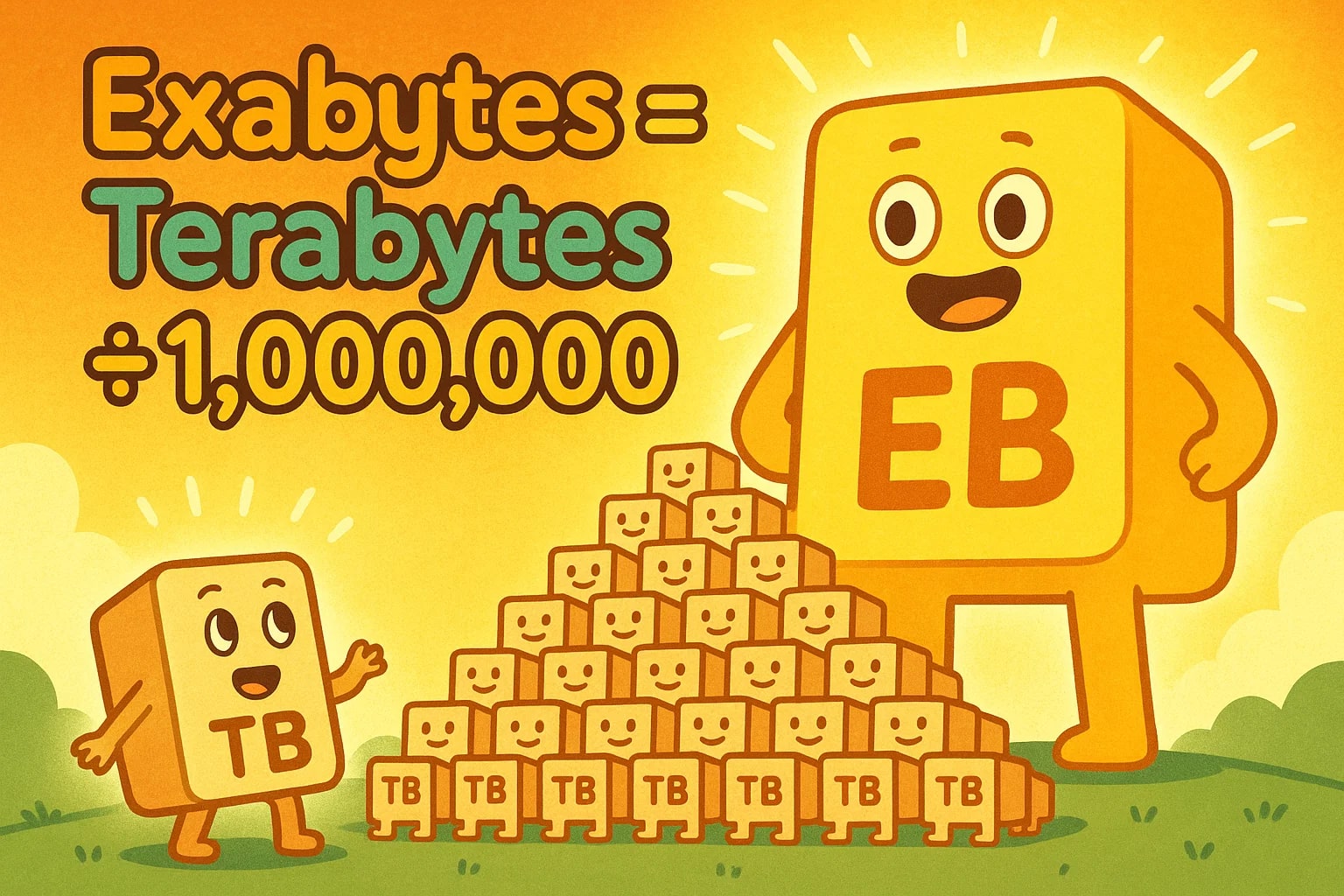 Conversor de Terabytes para Exabytes