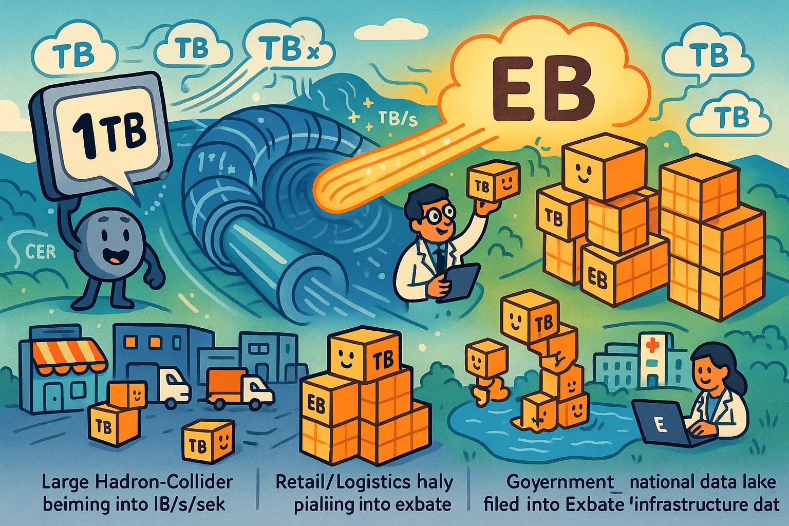Conversor de Terabytes para Exabytes