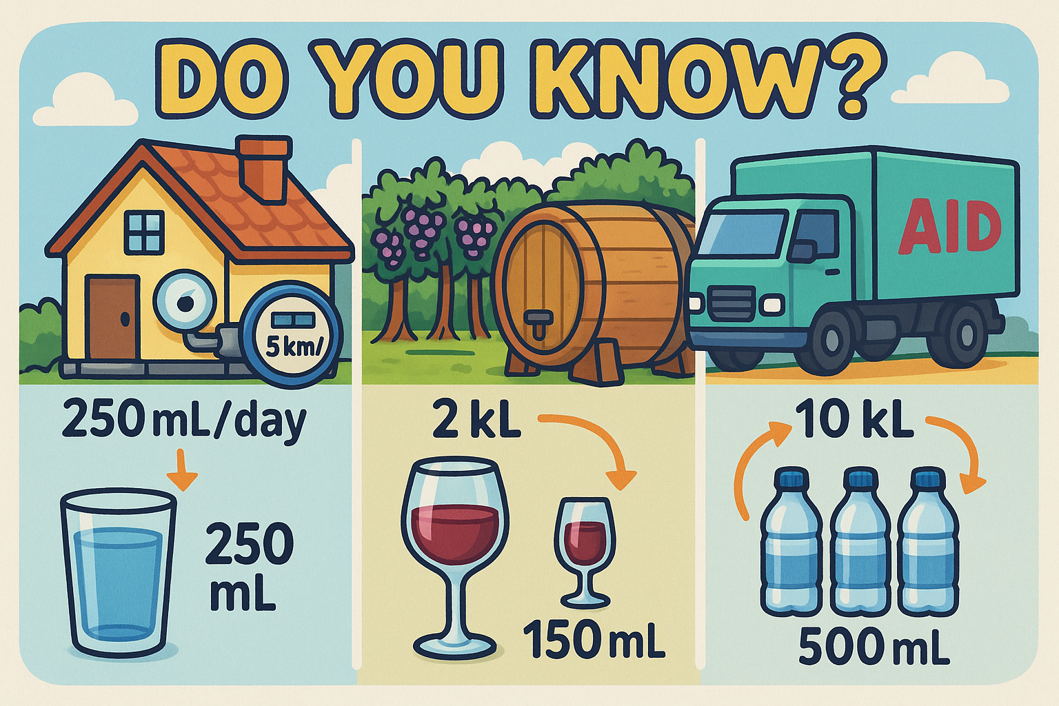 Conversor de Mililitros para Quilolitros