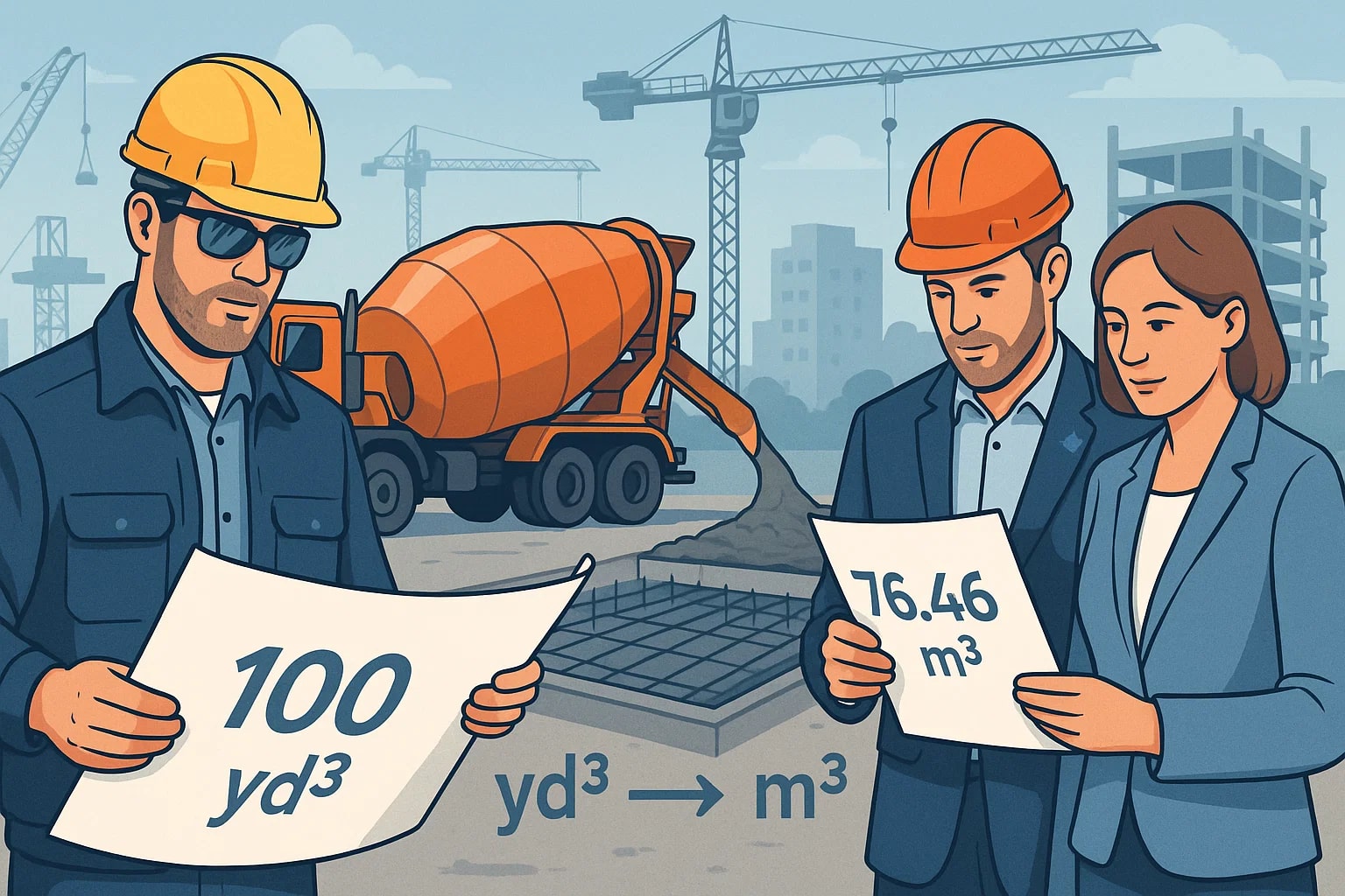Conversor de Jardas Cúbicas para Metros Cúbicos