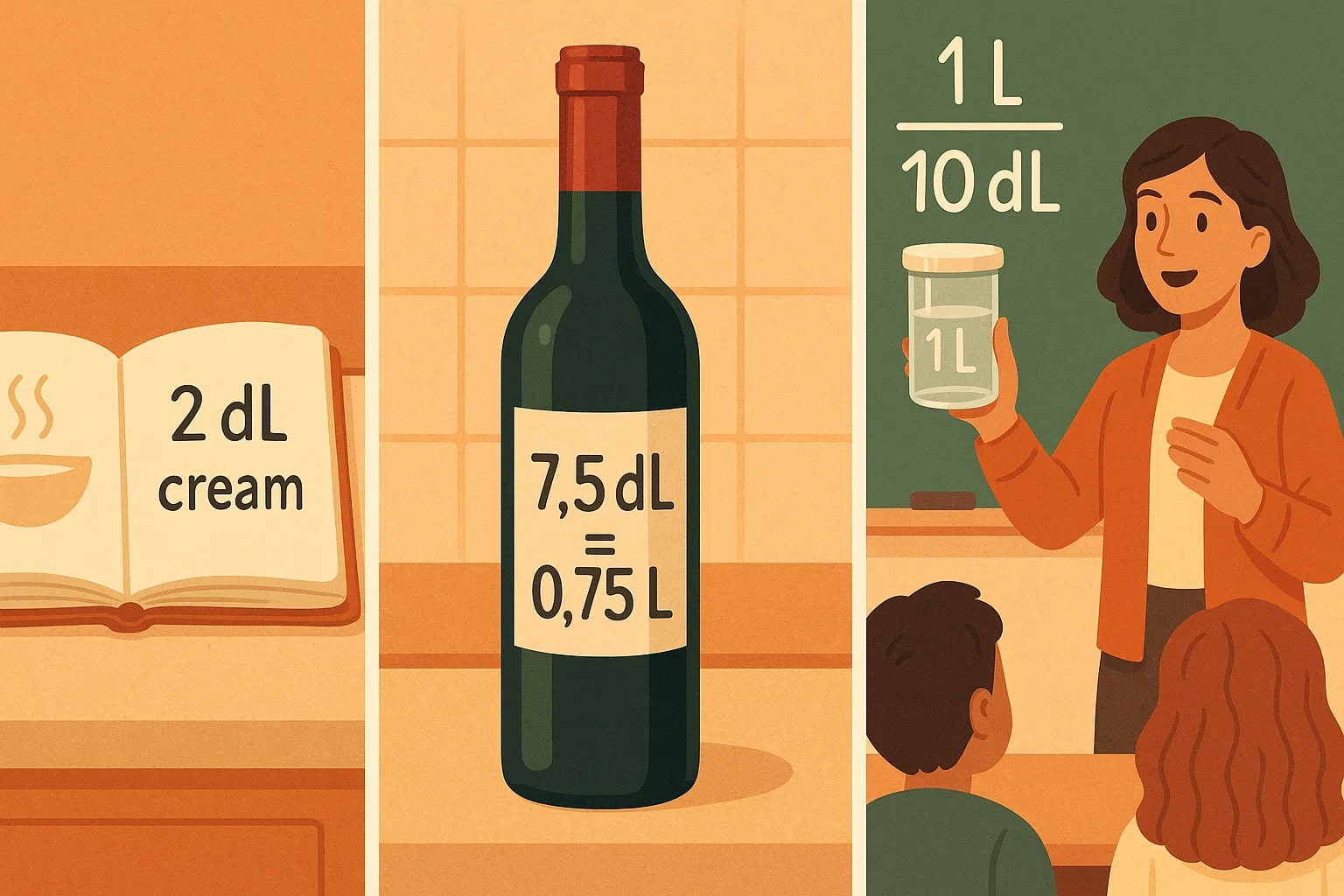 Conversor de Decilitros para Litros