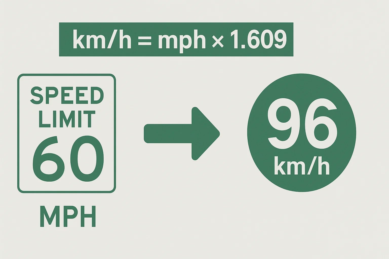 Conversor de Milhas por Hora para Quilômetros por Hora