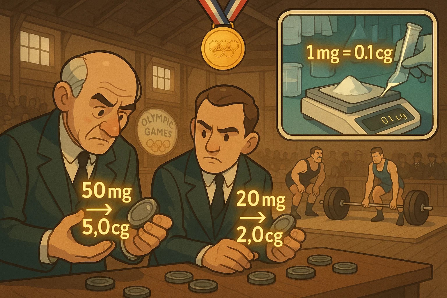 Conversor de Miligramas para Centigramas