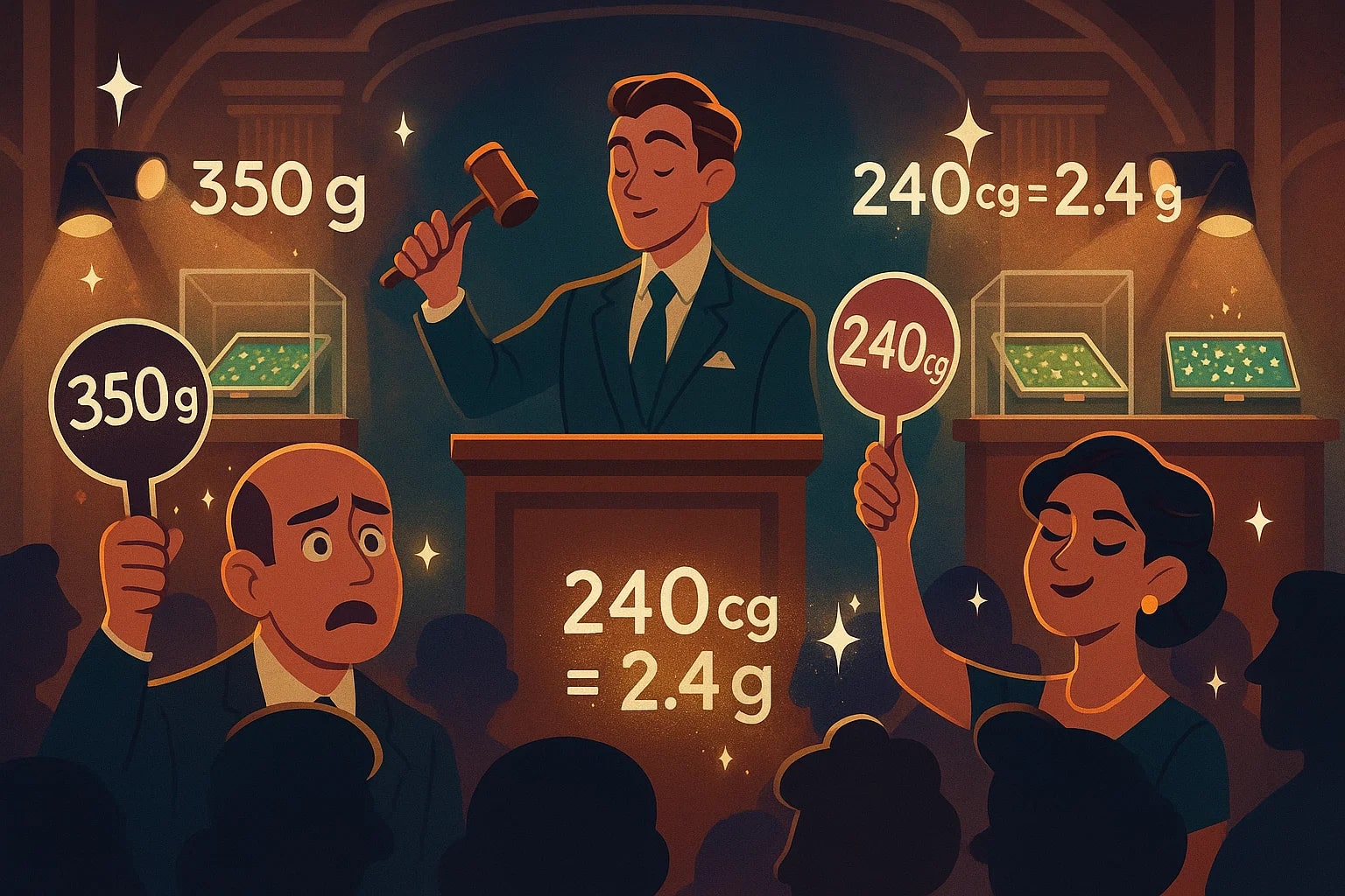 Conversor de Centigramas para Gramas