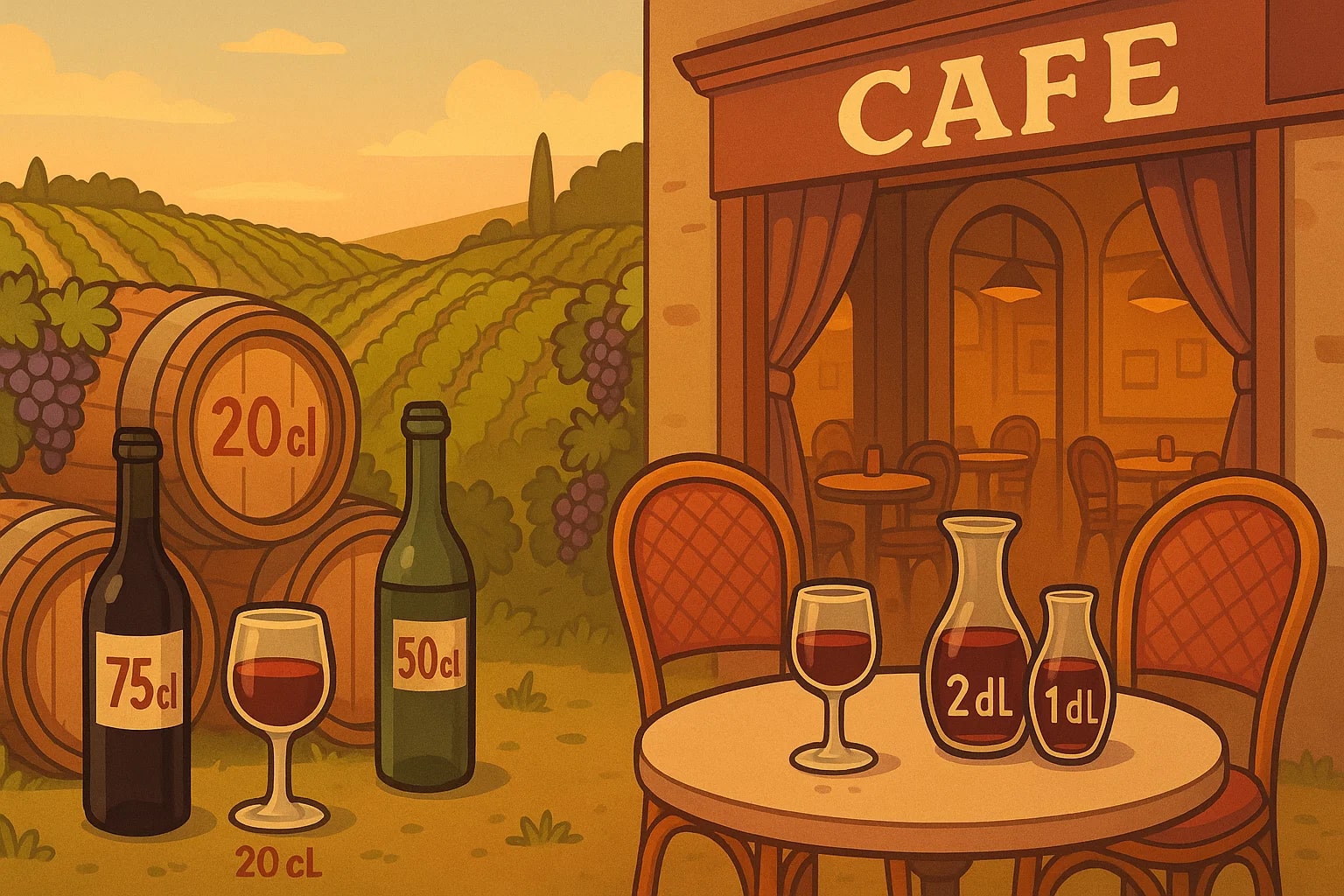 Conversor de Centilitros para Decilitros