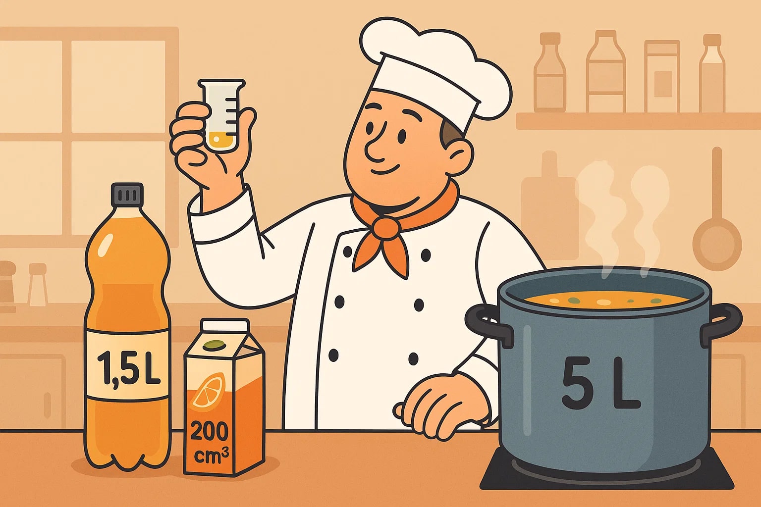 Conversor de centímetros cúbicos para litros