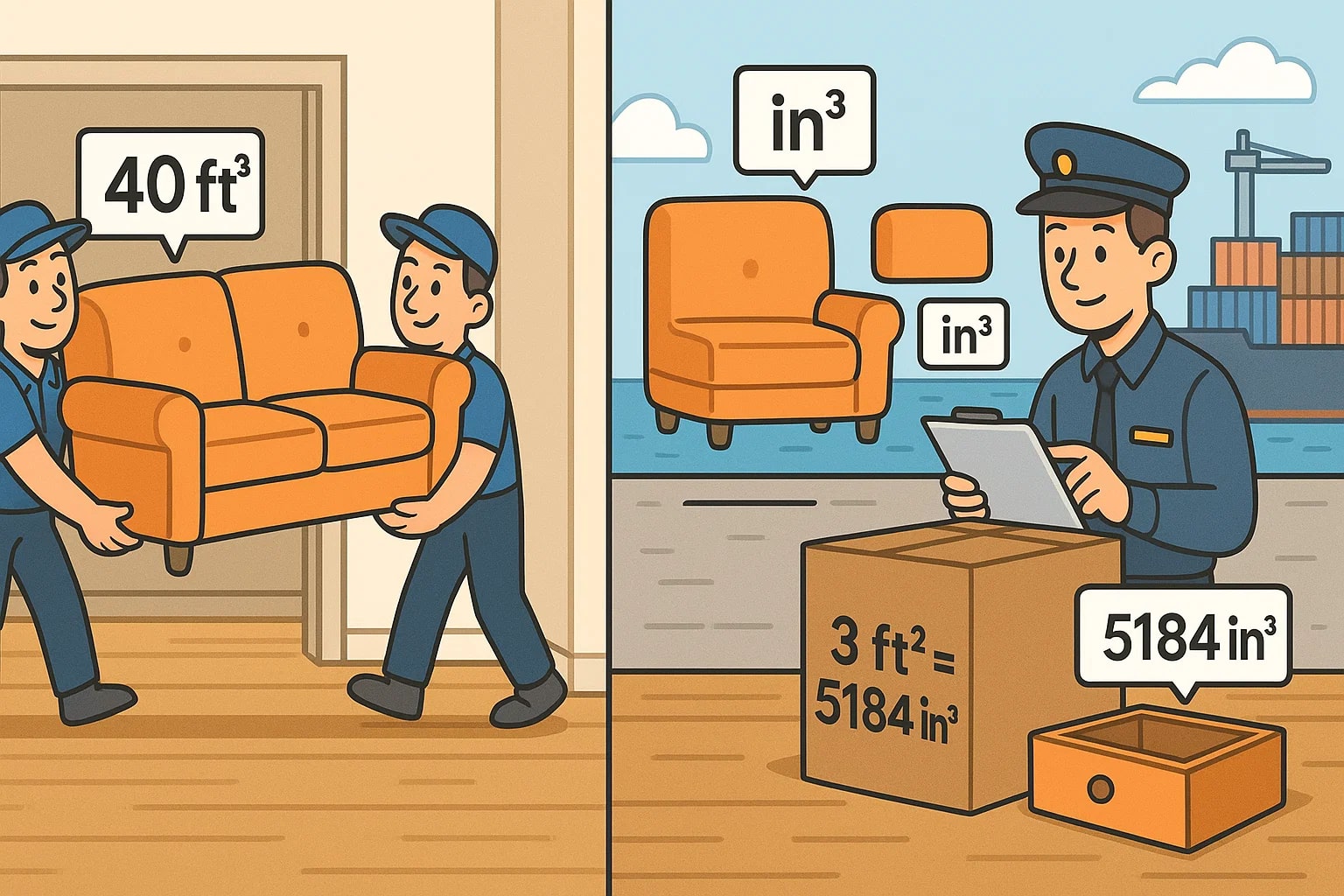 Conversor de Pés Cúbicos para Polegadas Cúbicas