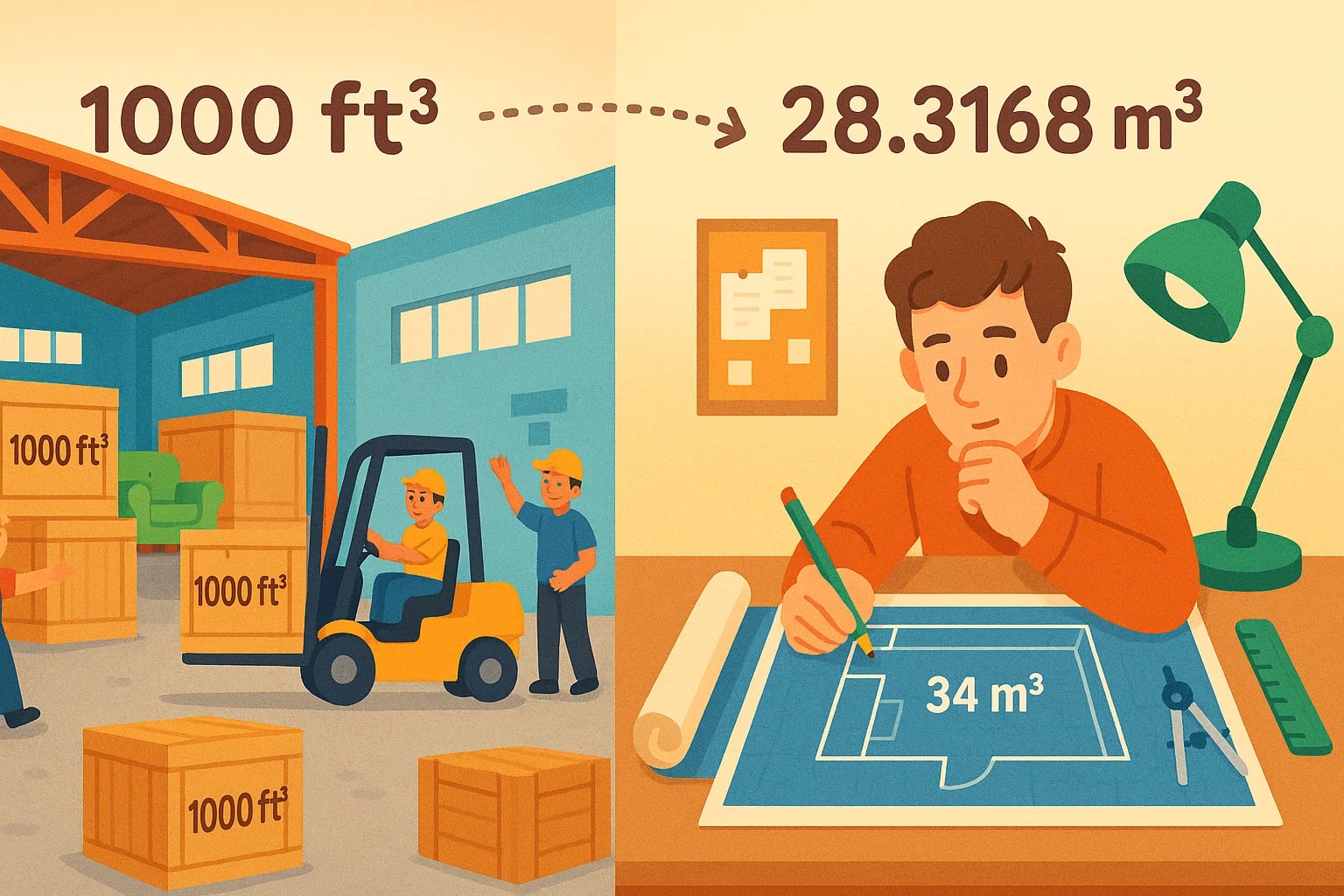 Conversor de Pés Cúbicos para Jardas Cúbicas