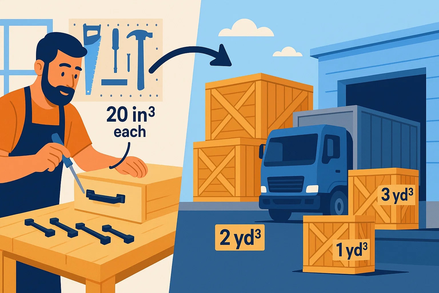 Conversor de Polegadas Cúbicas para Jardas Cúbicas